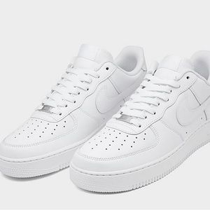 All White Air Forces Woman
